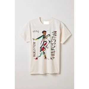 Miles Davis 1990 Tour Graphic Tee White